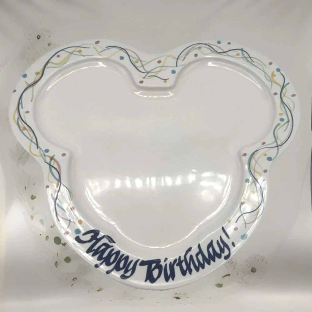 Mickey Mouse Disney “ Happy Birthday” Plate